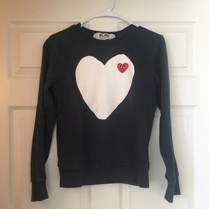 Cdg play sweatshirt